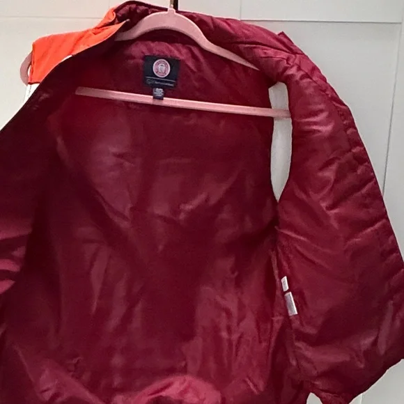 NWT Virginia Tech Quilted Vest in Maroon and Orange XL - Picture 7 of 13